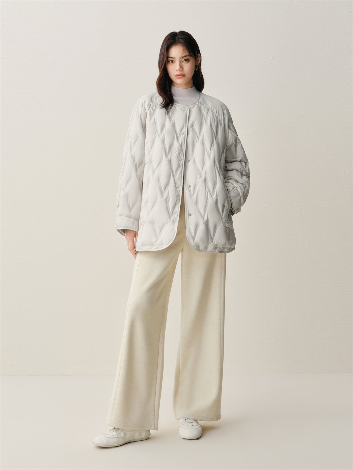 Women's Lightweight Crewneck Down Jacket