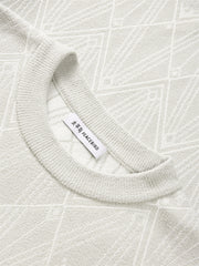 Men's Argyle Jacquard Chenille Knit Sweater