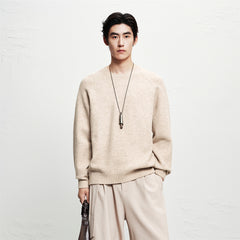 Men's Solid Raglan-Sleeve Sweater