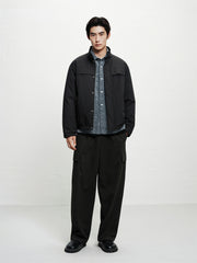 Men's Short Stand-Collar Tailored Down Jacket