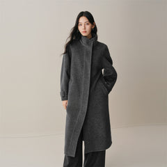 Women's Yak-Wool Blend Long Coat