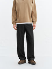 Men's Textured Straight-Leg Casual Pants