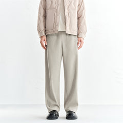 Men's Textured Straight-Leg Sweatpants