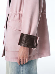 Women's Utility Jacket with Drawstring Waist