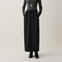 Women's Back-Slit Long Skirt