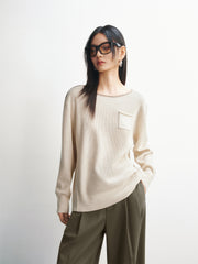 Women's Wool-Blend Oversized Knit Pullover