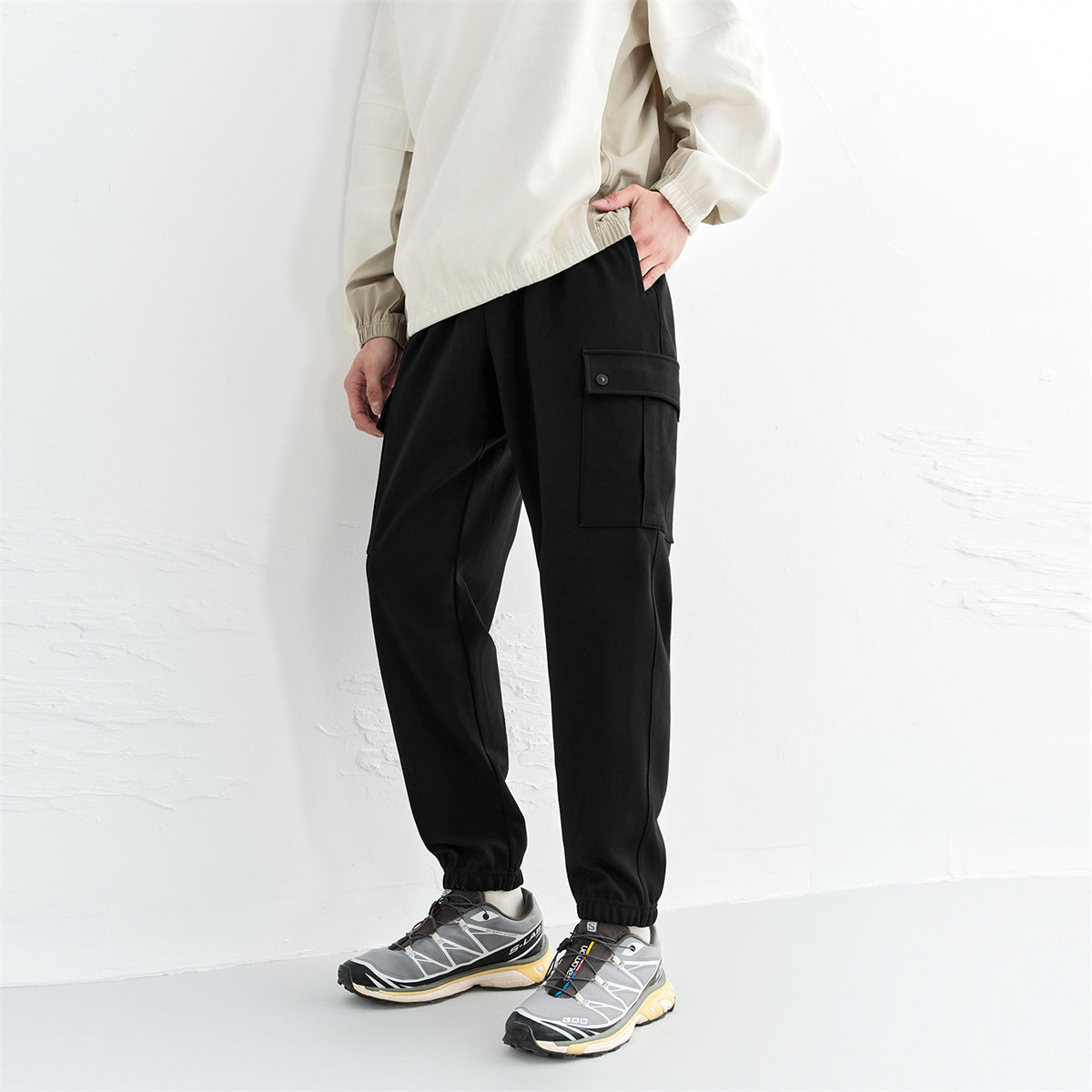 Men's Heat-Retaining Cargo Jogger Pants