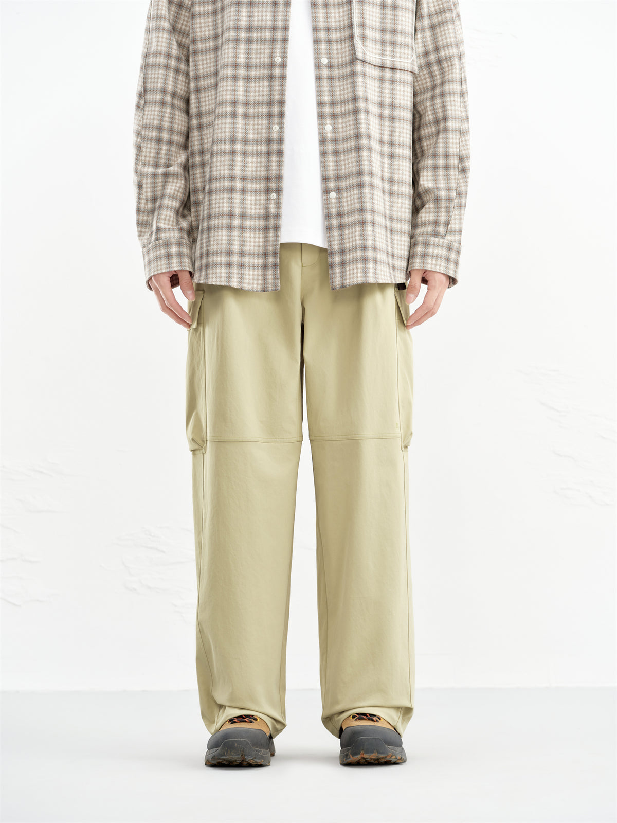 Men's Oversized Pleated Jeans