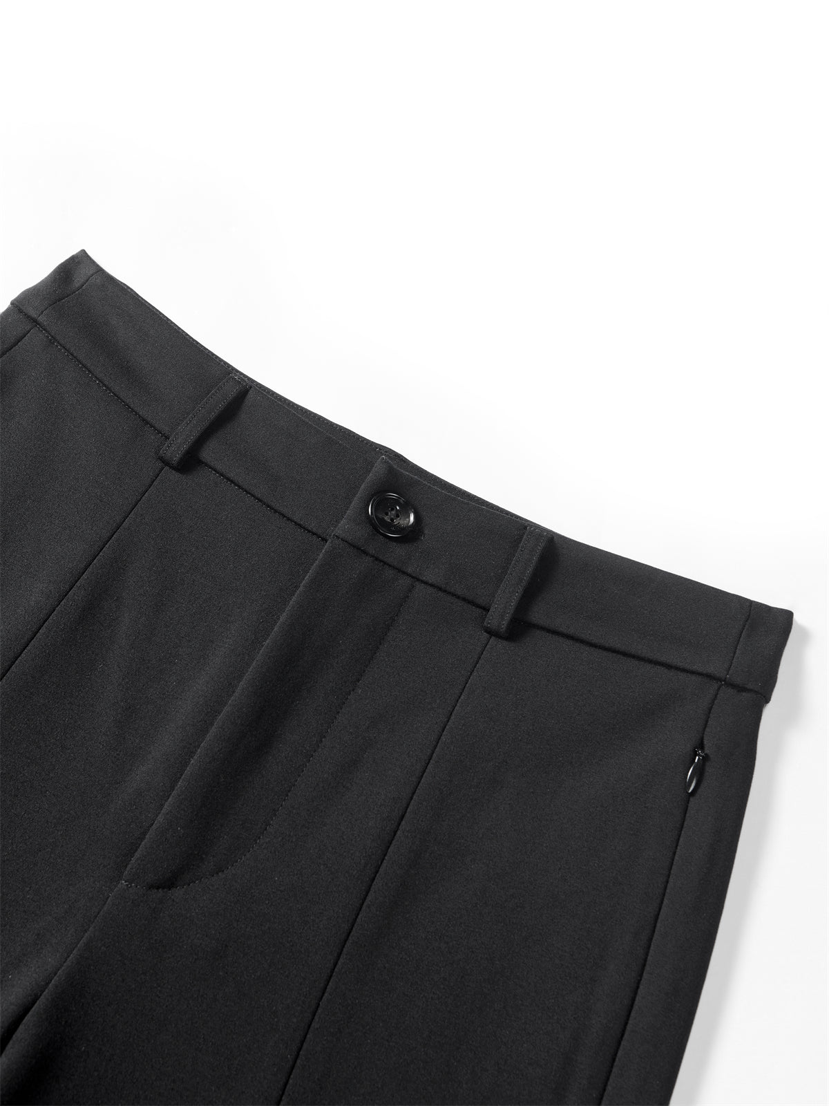 Women's High-Waist Slight-Flare Knit Pants