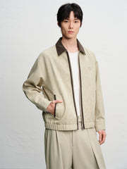 Men's Ink-Wash Embroidered Jacket