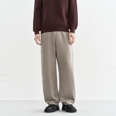 Men's Khaki Basic Tapered Pants