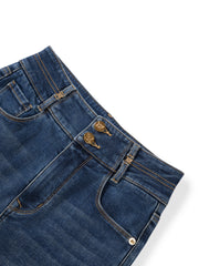 Women's Bleached High Waist Skinny Jeans