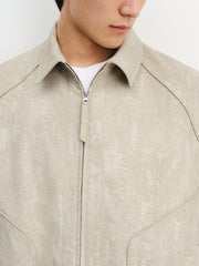 Men's Tie-Dye Oversized Collar Jacket