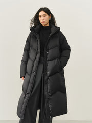 Women's Extra-Long 95% Down-Filled Thermal Coat