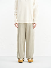 Men's Basic Elastic-Waist Wide-Leg Pants
