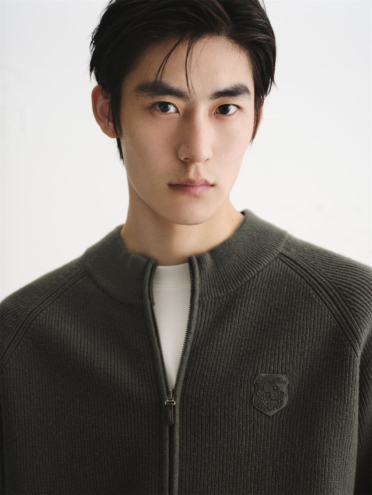 Men's Soft Raglan Zip Cardigan