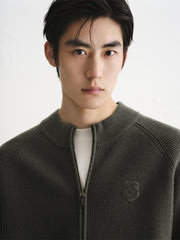 Men's Soft Raglan Zip Cardigan