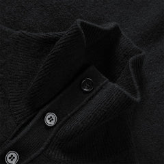Men's Mock-Neck Knit Pullover