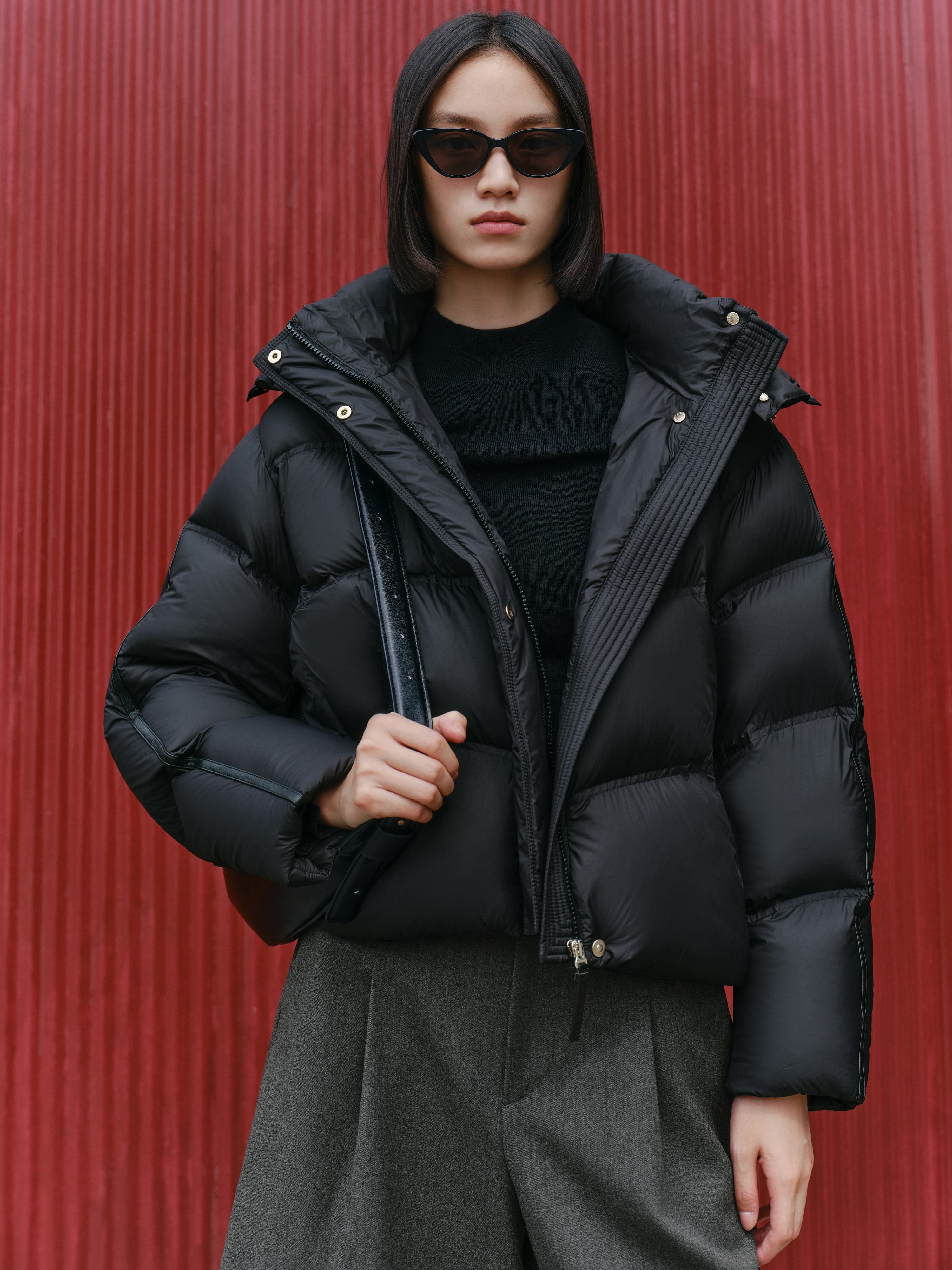 Women's Short Quilted Puffer Jacket
