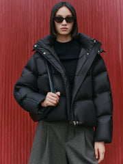 Women's Short Quilted Puffer Jacket