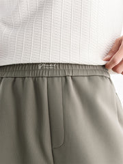 Men's Solid Straight-Leg Sweatpants