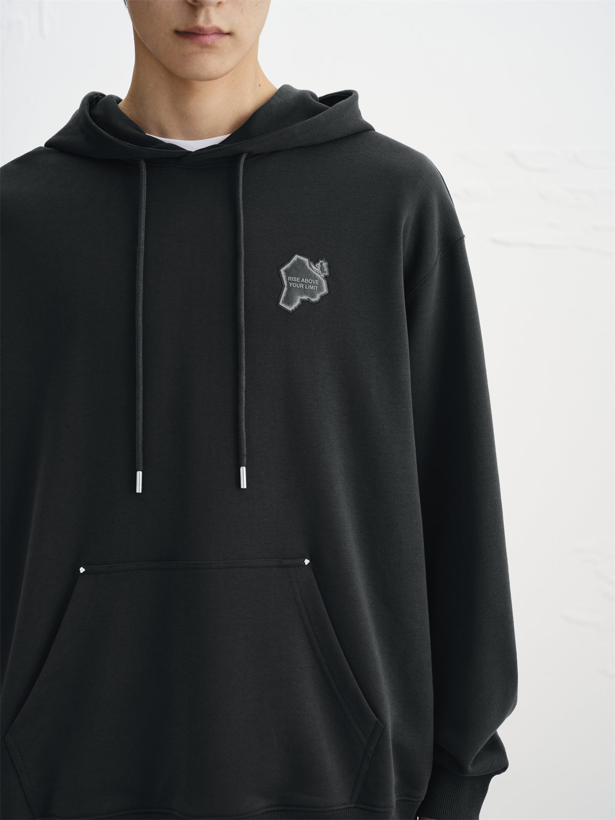 Men's Printed and Embroidered Hoodie