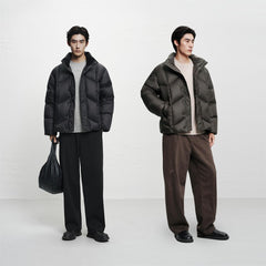 Men's 95% Down Diamond-Quilted Puffer Jacket