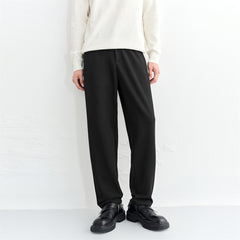 Men's Textured Solid Tapered Pants