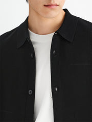 Men's Embroidered Collar Knit Cardigan