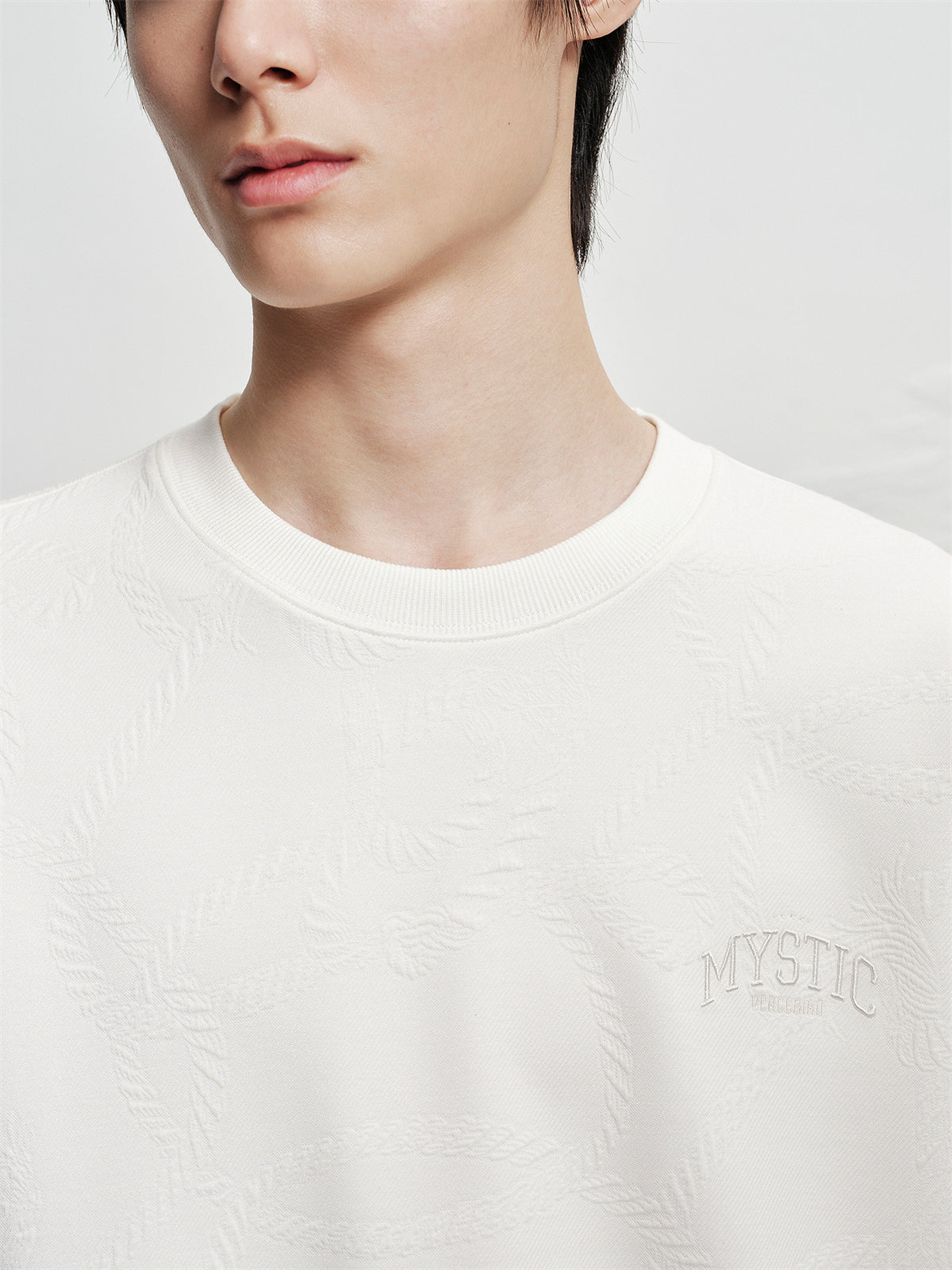 Men's Allover Jacquard Sweatshirt