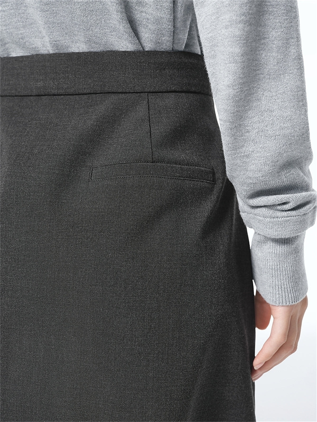 Women's Asymmetrical Paneled A-Line Skirt