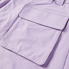 Women's Purple Sport Cargo Skirt