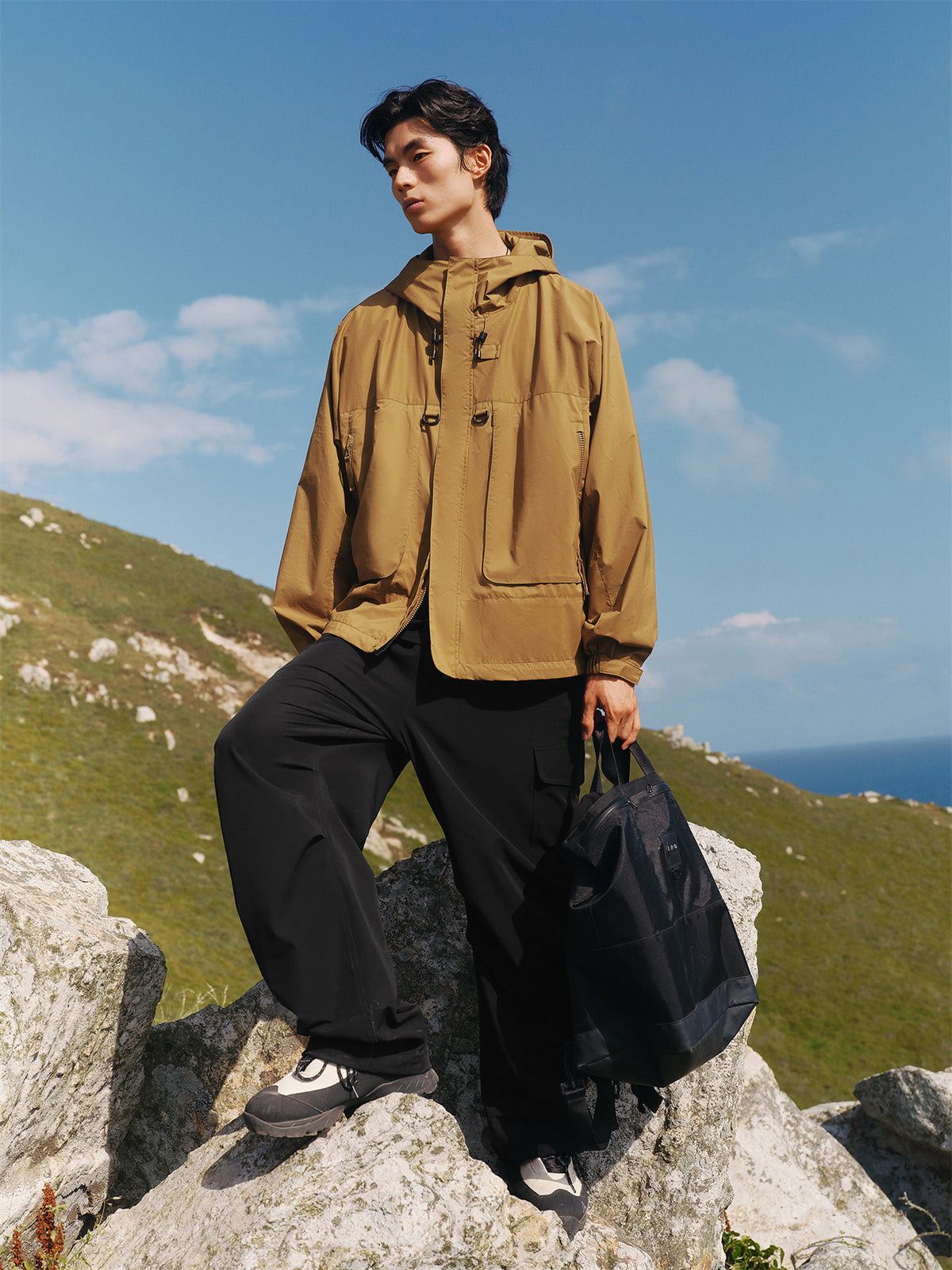 Men's Outdoor Oversized Hooded Jacket