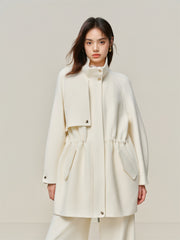 Women's Trench-Style Double-Face Pure Wool Coat
