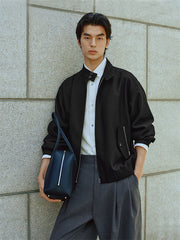 Men's Textured Jacquard Commuter Jacket