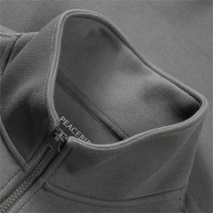 Men's Embroidery Stand Collar Sweatshirt