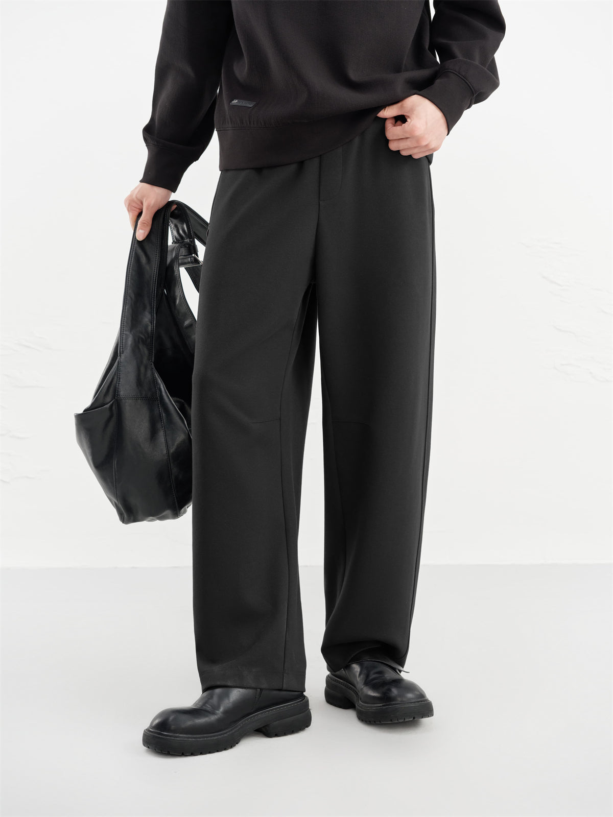 Men's Loose Drawstring-Waist Casual Pants