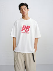 Men's Crewneck Letter-Print T-Shirt