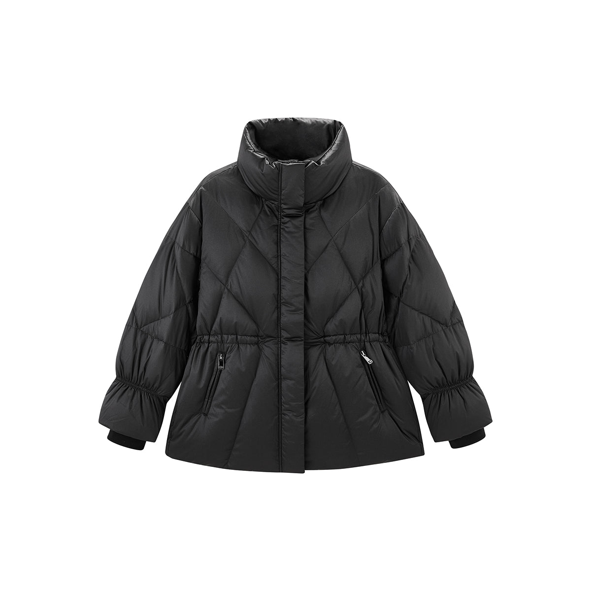 Women's Quilted Stand Collar Puffer Jacket