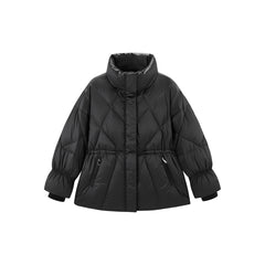 Women's Quilted Stand Collar Puffer Jacket