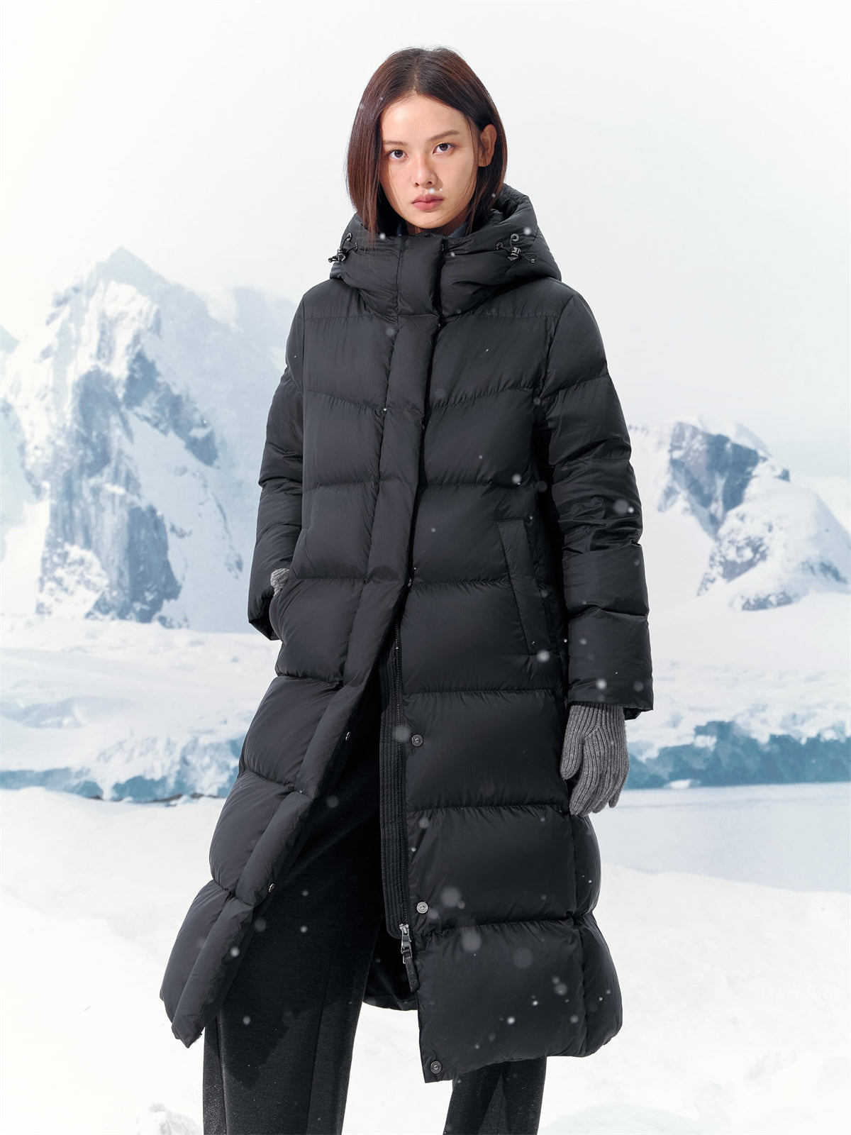 Women's Extra-Long Thermal Goose Down Coat