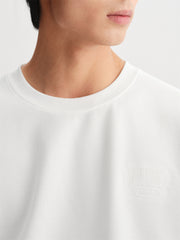 Men's Solid Embroidered Long-Sleeve T-Shirt