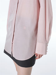 Women's Cupro-Cotton Slim Long-Sleeve Shirt