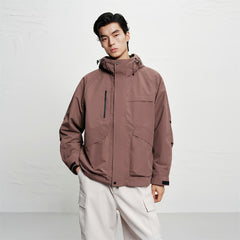 Men's Hooded Utility Outdoor Jacket