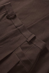 *US Final Sale*Women's Pleated A Line Midi Skirt