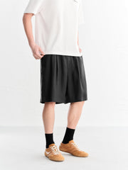Men's Lyocell-Linen Blend Casual Shorts