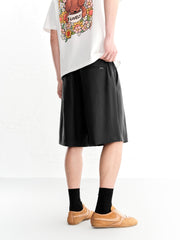 Men's Lyocell-Linen Blend Casual Shorts