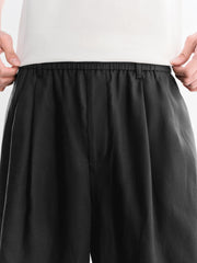 Men's Lyocell-Linen Blend Casual Shorts