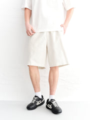 Men's casual elastic waist jacquard shorts