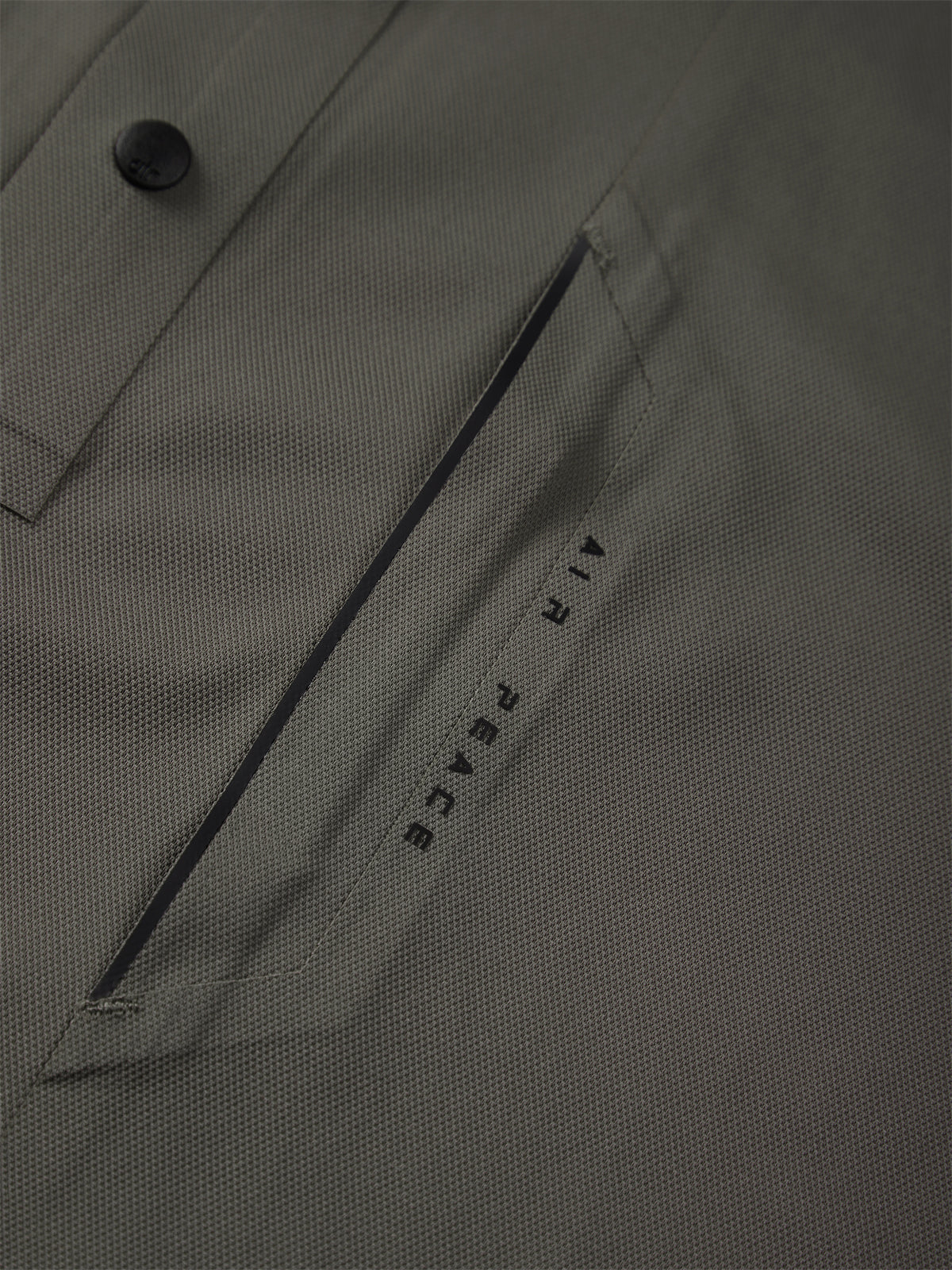 Men's Cooling Polo Shirt with Letter Print